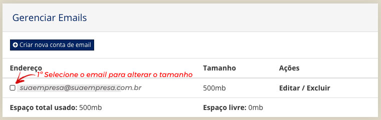 escluir uma conta de email escluir uma conta de email