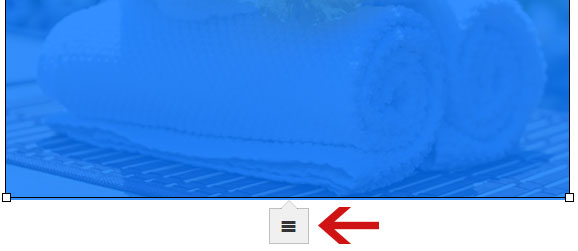 Clicar em opções da imagem