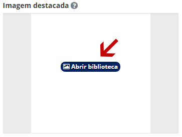Passo 1 - Clique em Abrir Biblioteca